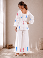 Ishani Leaf Blockprint  Co-ord Set - 2