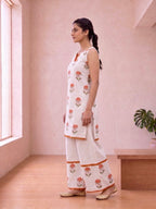 Nia Blockprint Farsi Corset Set - 2