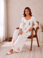 Ishita Leaf Blockprint  Co-ord Set - 2