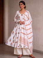 Priya Blockprint Anarkali Set - 3