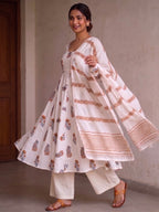 Priya Blockprint Anarkali Set - 3